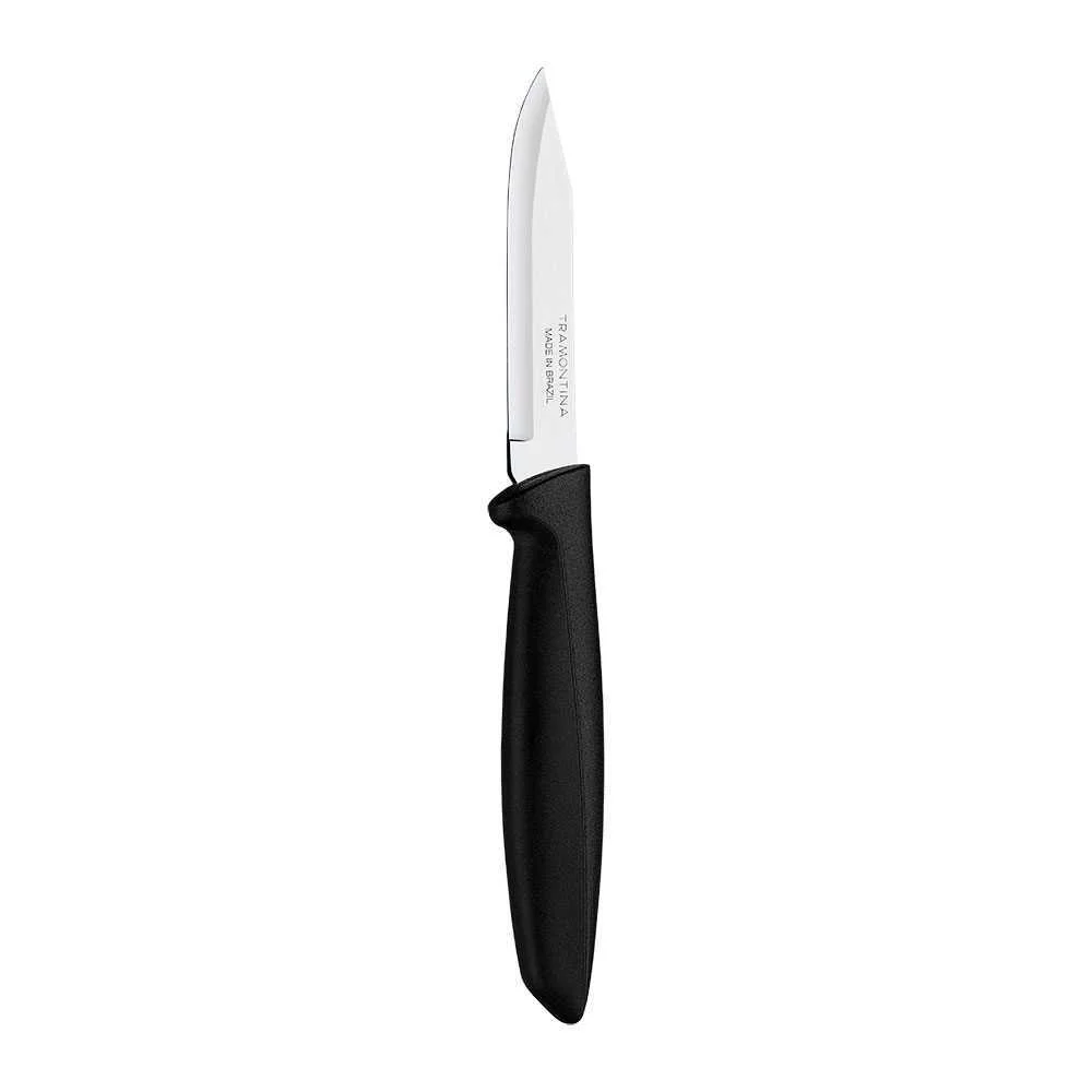 Faca para Legumes e Frutas 3" Plenus Preto Tramon.