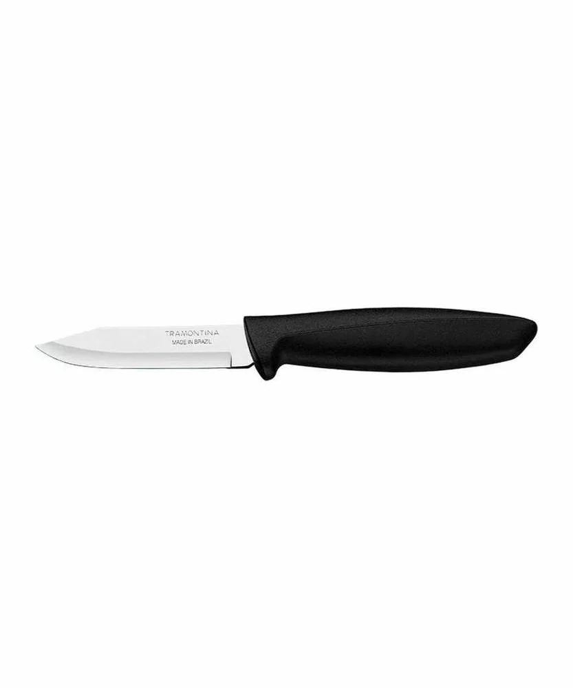 Faca para Legumes e Frutas 3" Plenus Preto Tramon.