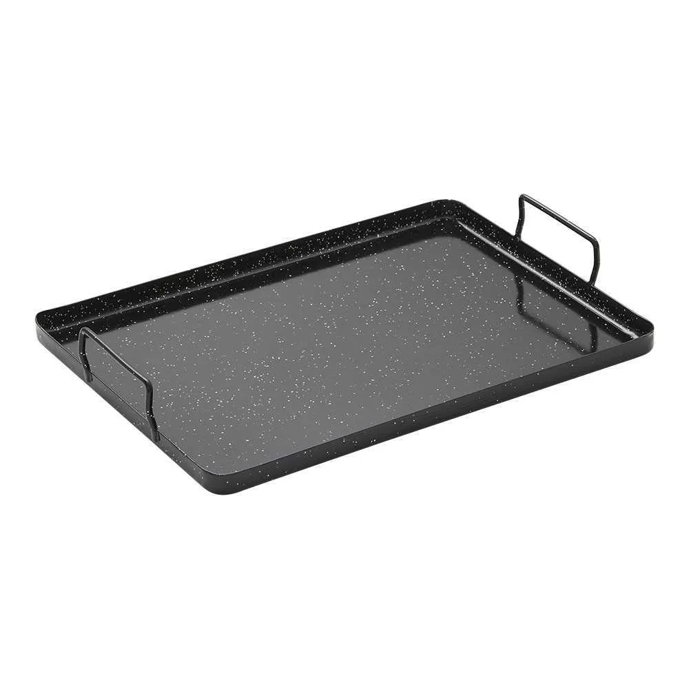Bandeja de Aço Esmaltado para Forno 40x40x2cm Vaello