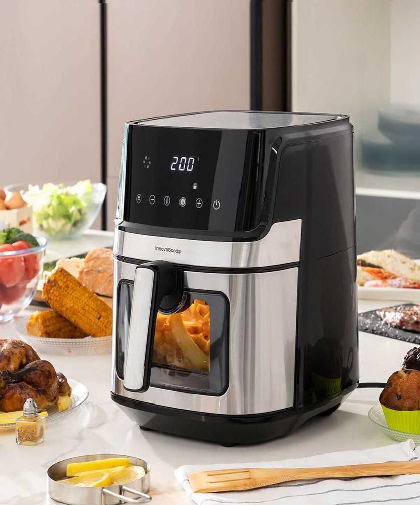 Fritadeira sem Óleo InnovaGoods Fryinn View 6500 .