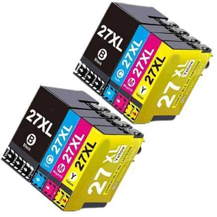 Conjunto 10 Tinteiros Epson 27 Xl Compatíveis