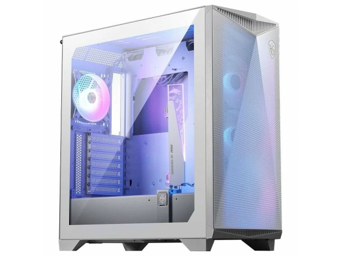 Caixa Atx Mpg Gungnir 300r Airflow Argb Branca - Msi