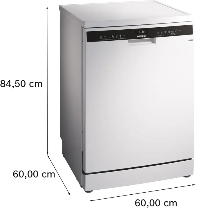 Iq300 Dishwasher Sn23ew03me 14 Sets (White) - Siemens