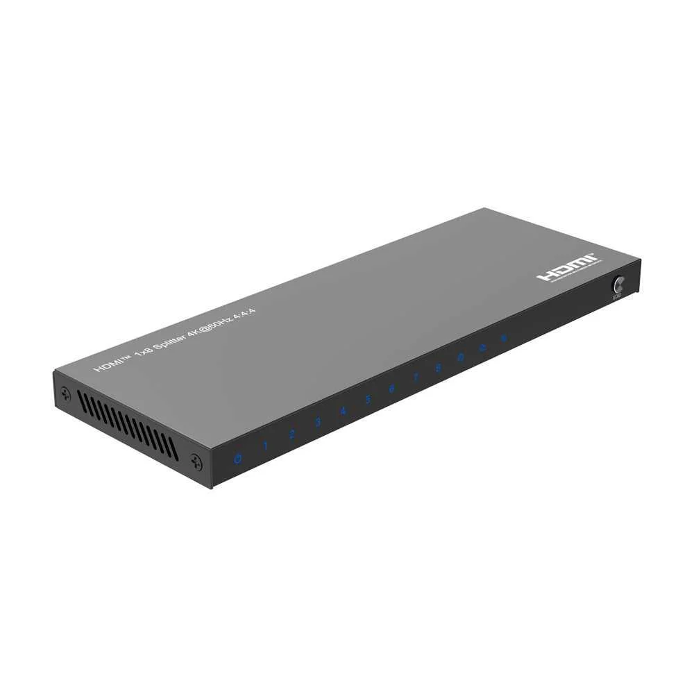 Splitter Hdmi  - 1 Entrada - 8 Sa&iacute;das - Resolu&ccedil;&atilde;o.