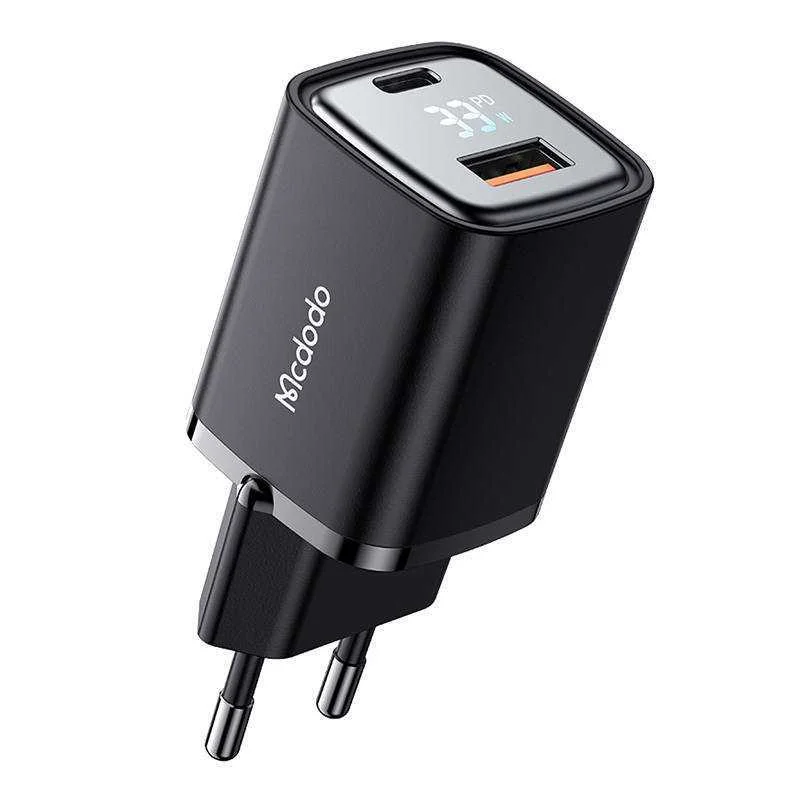 Carregador McDodo CH-1701 33W com display Preto
