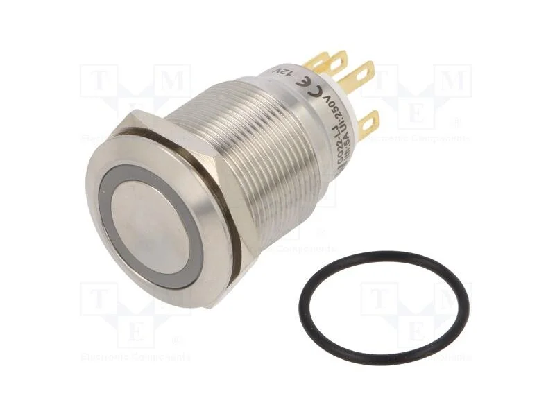 Interruptor: Antivandalismo, Pos: 2, Spdt, 3a/220vac, 5a/24vdc