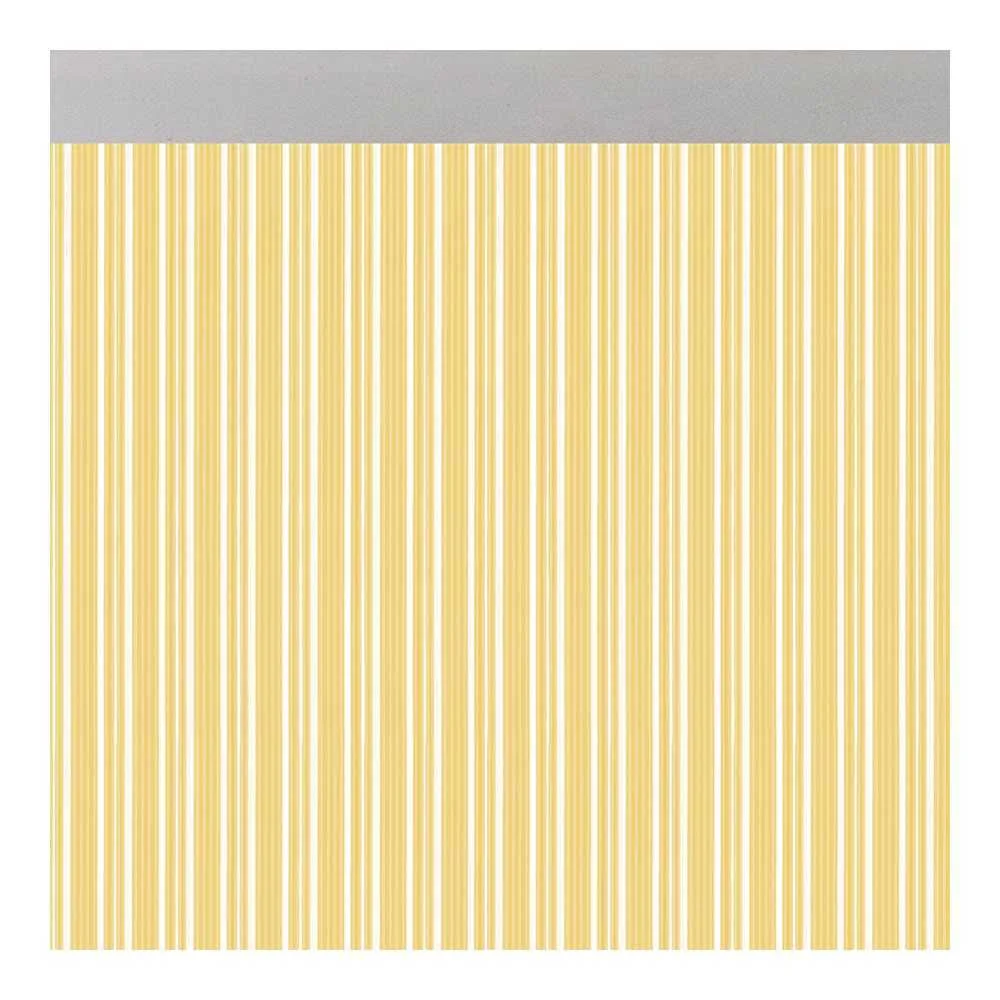 Cortina Per Porta Modelo "Ferrara" Transparente Mel 90x210cm M63112 Acudam