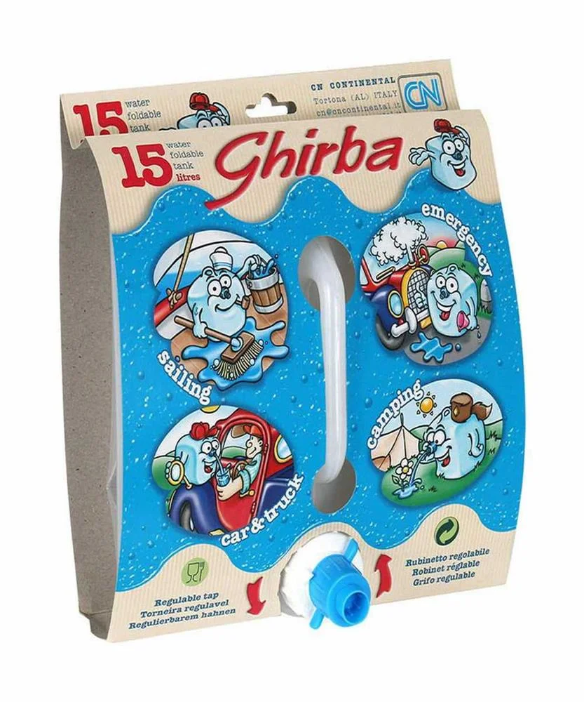 Garrafa Ghirba Dobrável 15 L 25 X 25 X 25 Cm 