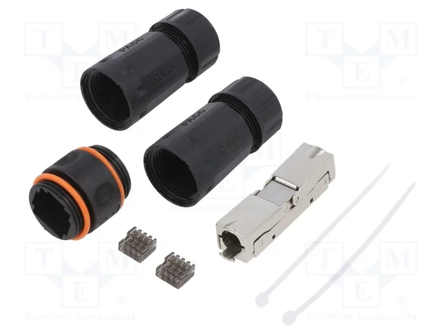 Conector, Cat: 6,6a,7, Blindadas,Poe,Poe+,Poe++, Sistema: 8p8c