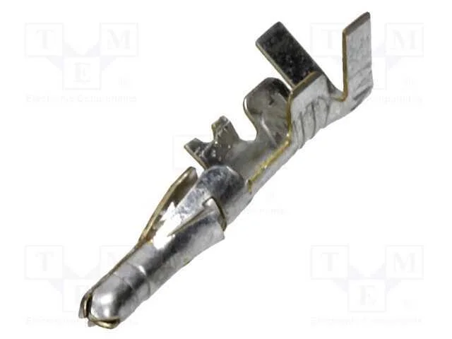 Contacto, Macho, Estanhado, 20awg&divide;14awg, Standard .093", Cerrar