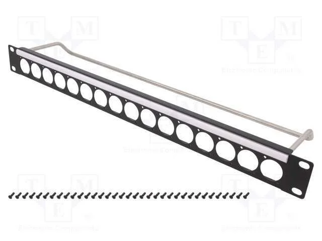 Adaptador de Montagem, Patch Panel, Rack, Roscado, Rosca: M3, 19