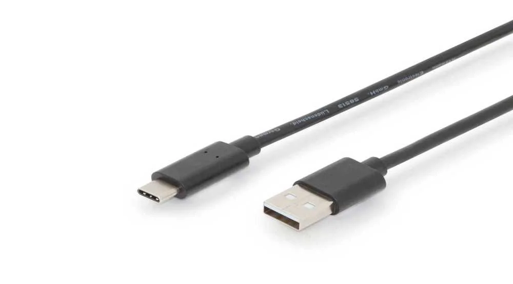 Cabo Usb a para Usb C Digitus By Assmann Ak-300148-030-S Preto 3 M 
