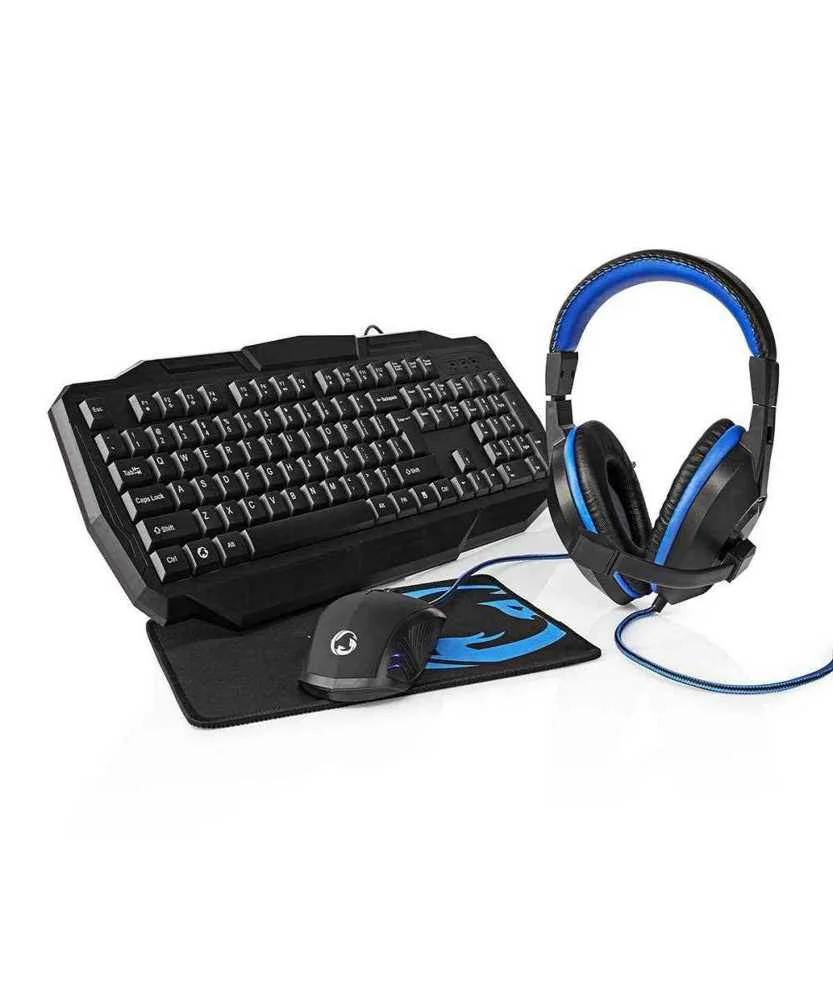 Nedis Gck41100bkit Teclado Rato Incluído Usb Ital.