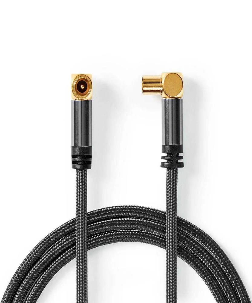 Nedis Cstb40015wt50 Cabo Coaxial 5 M Iec Preto, D.