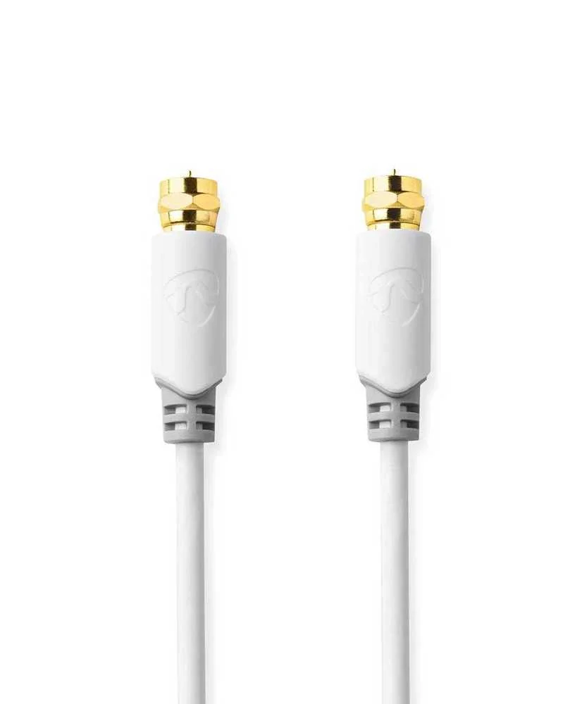 Nedis Csbw41000wt30 Cabo Coaxial 3 M Tipo F Branco