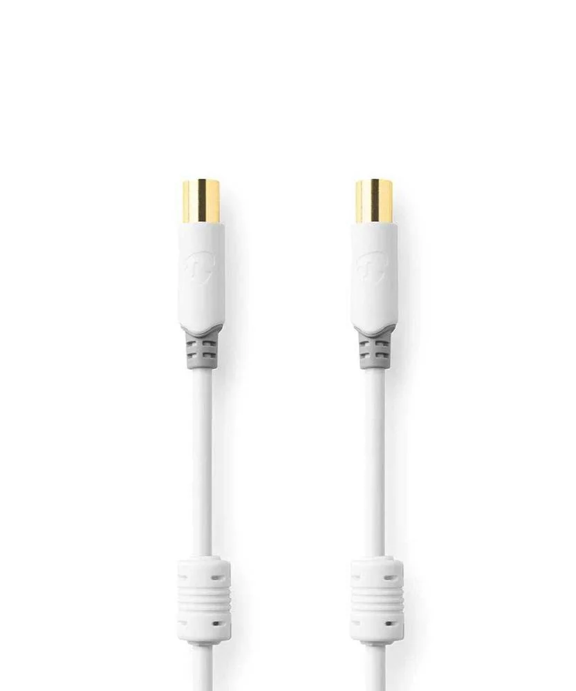 Nedis Csbw40015wt10 Cabo Coaxial 1 M Iec Branco