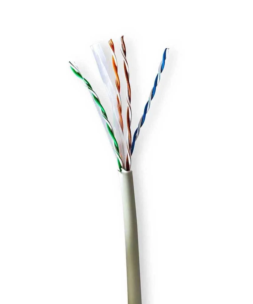Nedis Ccbg8525gy100 Cabo de Rede Cinzento 100 M C.