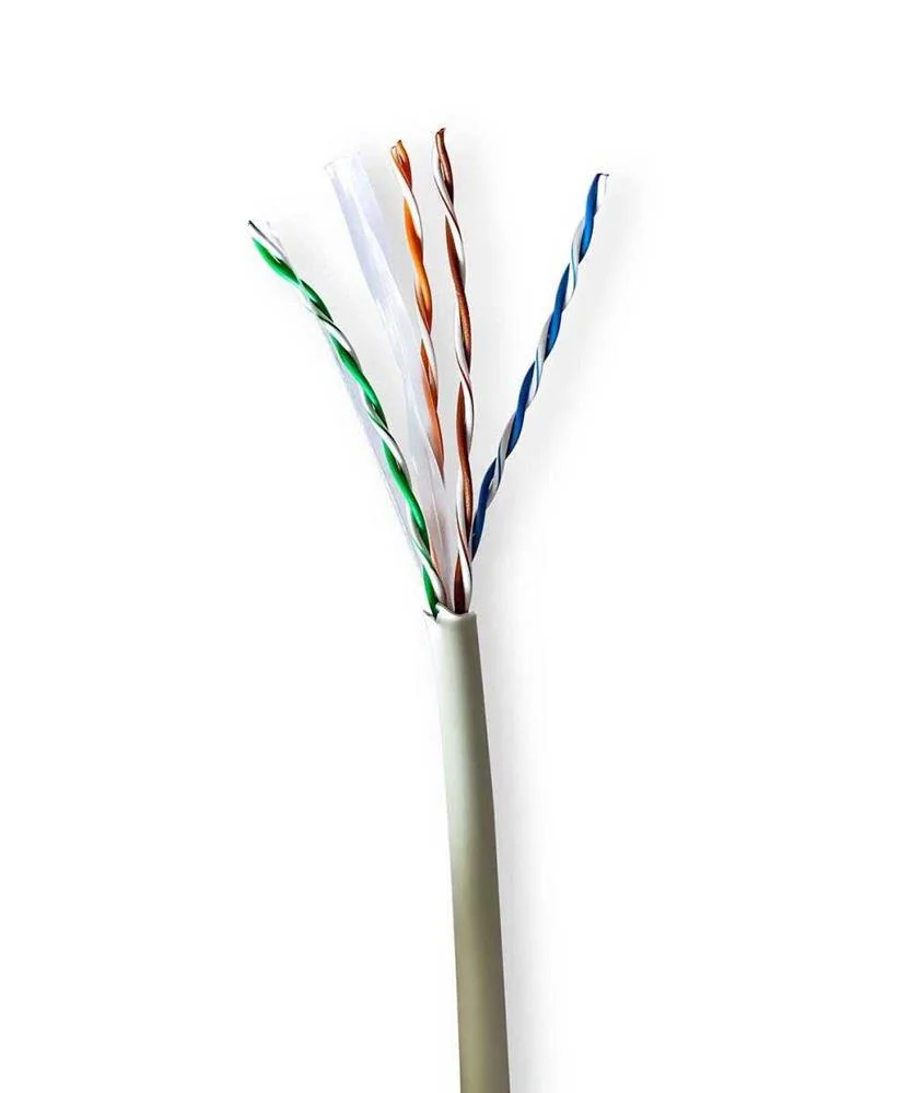 Nedis Ccbg8525gy100 Cabo de Rede Cinzento 100 M C.