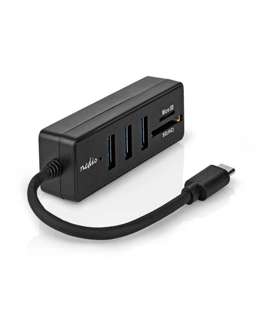 Nedis Ccgb64250bk01 Base & Duplicador de Portas C.