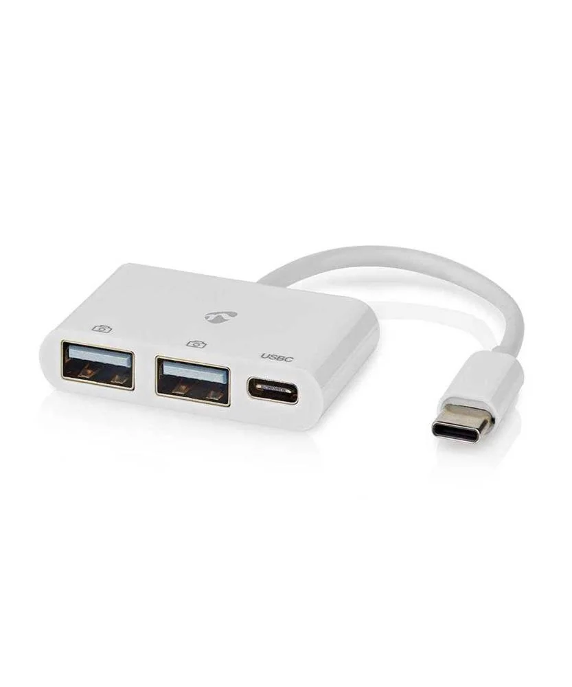 Nedis Ccgb64785wt01 Hub de Interface Usb 2.0 Type.