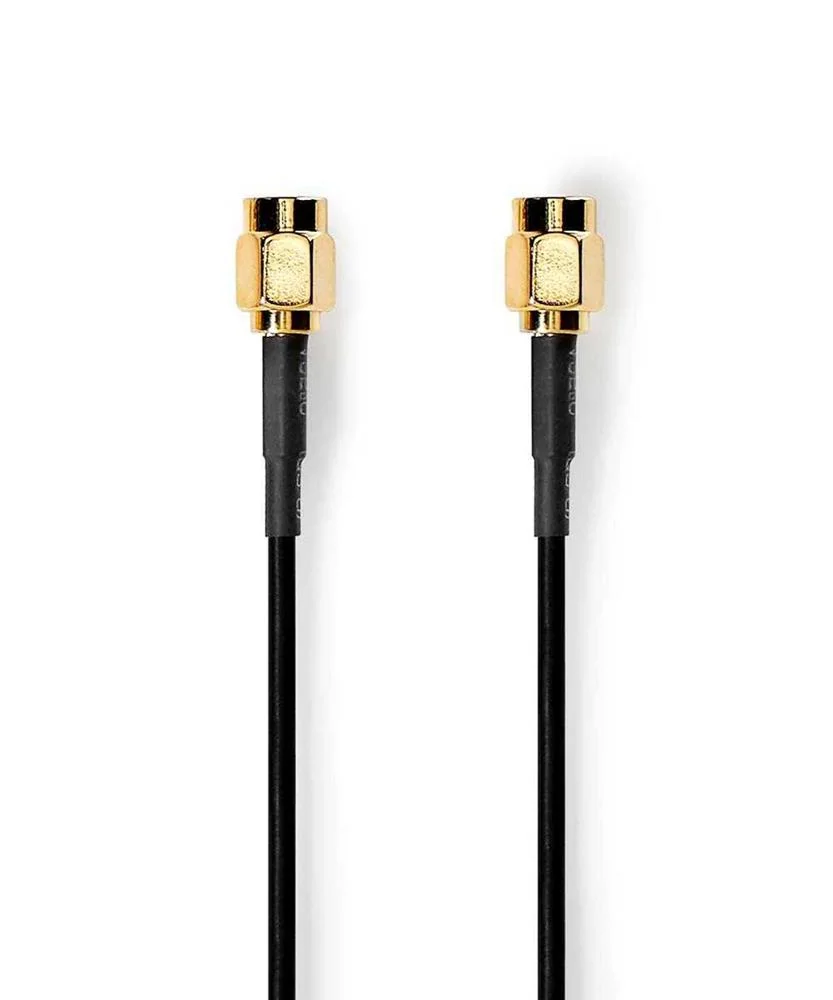 Nedis Csgb02000bk10 Cabo Coaxial 1 M Sma Preto