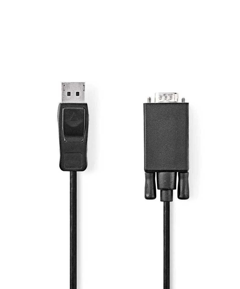Cable Vga  Displayport Macho  Vga Macho  Niquelad.