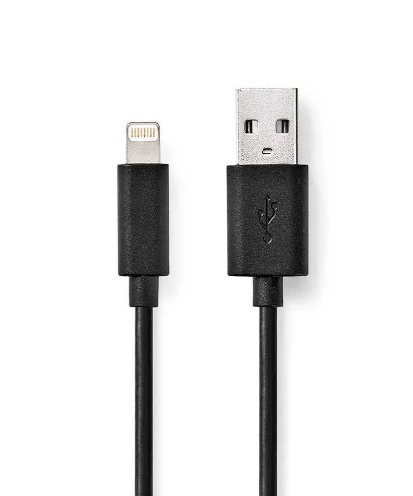 Nedis Ccgl39300bk20 Cabo Lightning 2 M Preto