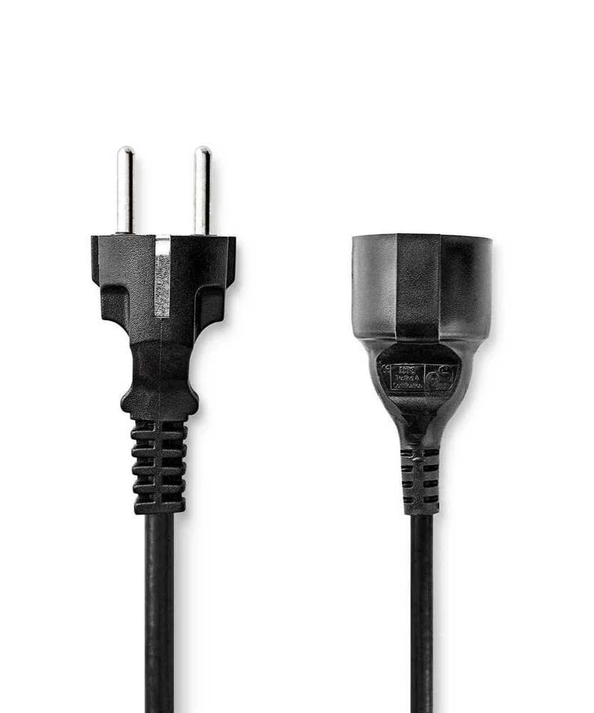 Nedis Cegl10200bk50 Cabo de Energia Preto 5 M Cee.