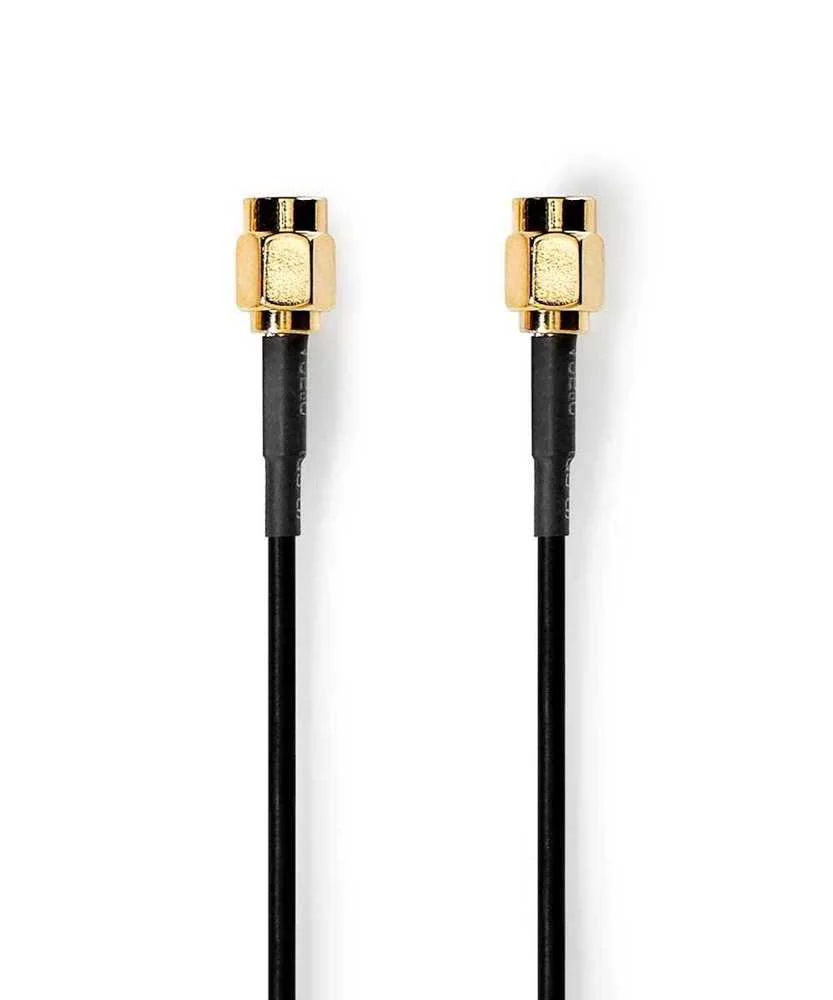 Nedis Csgl02000bk10 Cabo Coaxial 1 M Sma Preto