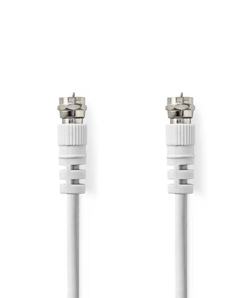 Nedis Csgl41000wt10 Cabo Coaxial 1 M Tipo F Branco
