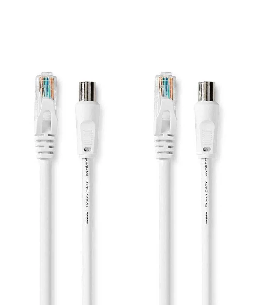 Nedis Csgl4500wt50 Cabo Coaxial Rg-58 5 M Iec Bra.