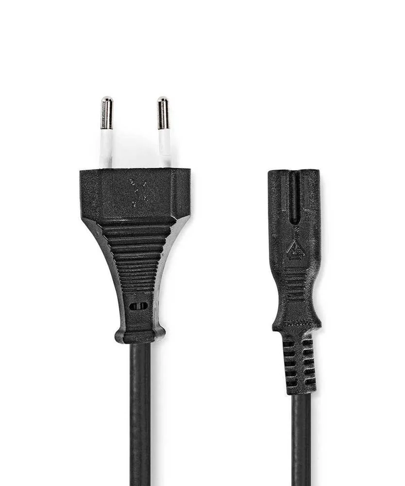 Cable Alimentación  Euro Masculino  Iec-320-C7  R.