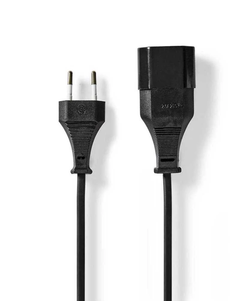 Cable Alimentación  Euro Masculino  Euro Femenino.