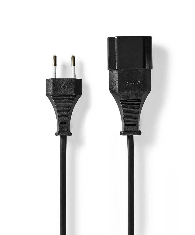 Cable Alimentación  Euro Masculino  Euro Femenino.