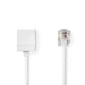 Nedis Tcgl90205wt50 Cabo Telefónico 5 M Branco