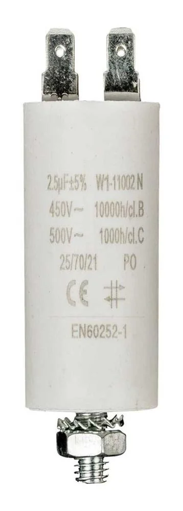 Condensador 2.5uf / 450 V + Tierra