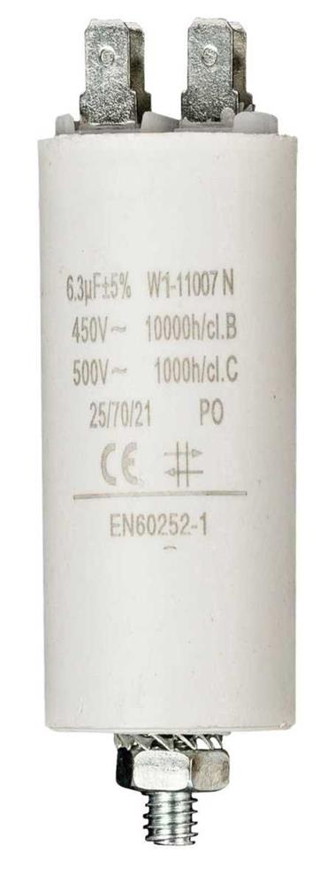 Condensador 6.3uf / 450 V + Tierra