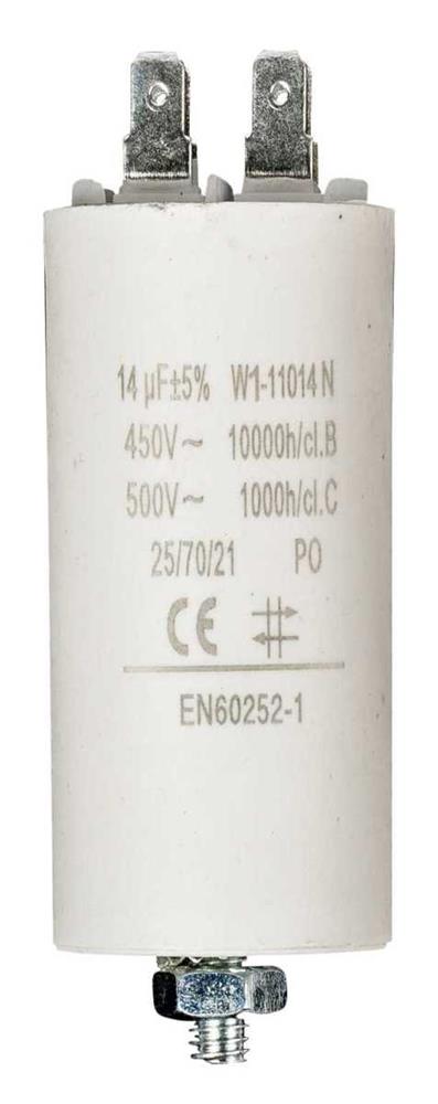 Condensador 14.0uf / 450 V + Tierra
