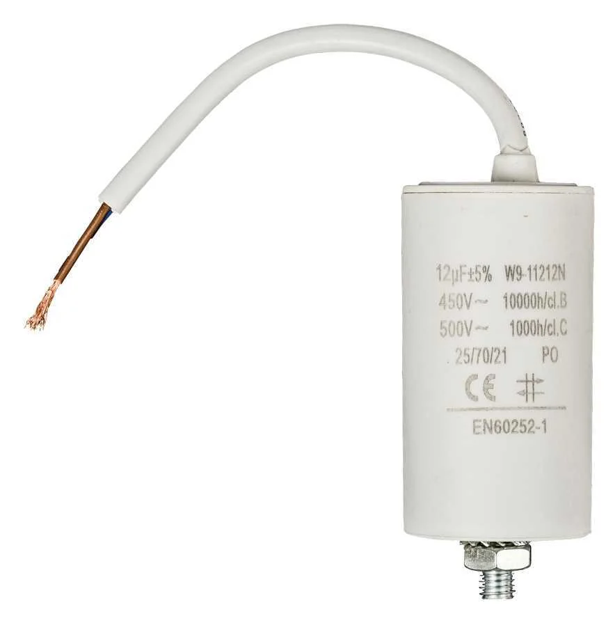 Condensador 12.0uf / 450 V + Cable