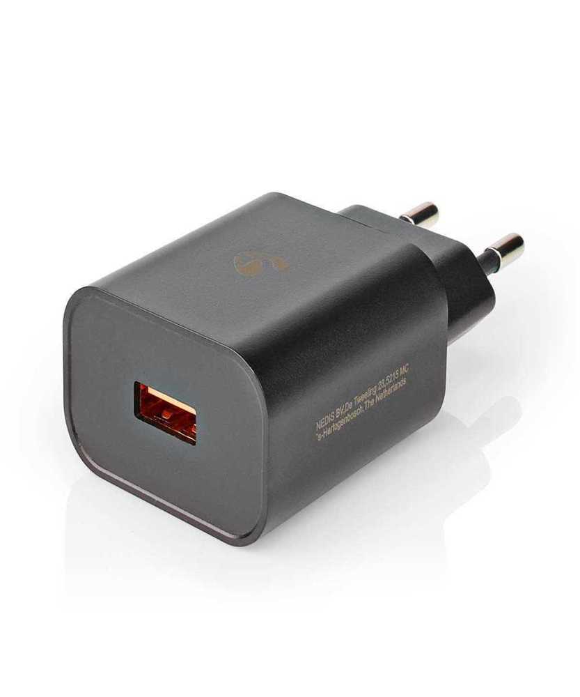 Cargador de Pared | 18 W | Funcion de Carga Rápda | 1.5 / 2.0 / 3.0 a | Número de Salidas: 1 | Usb-A