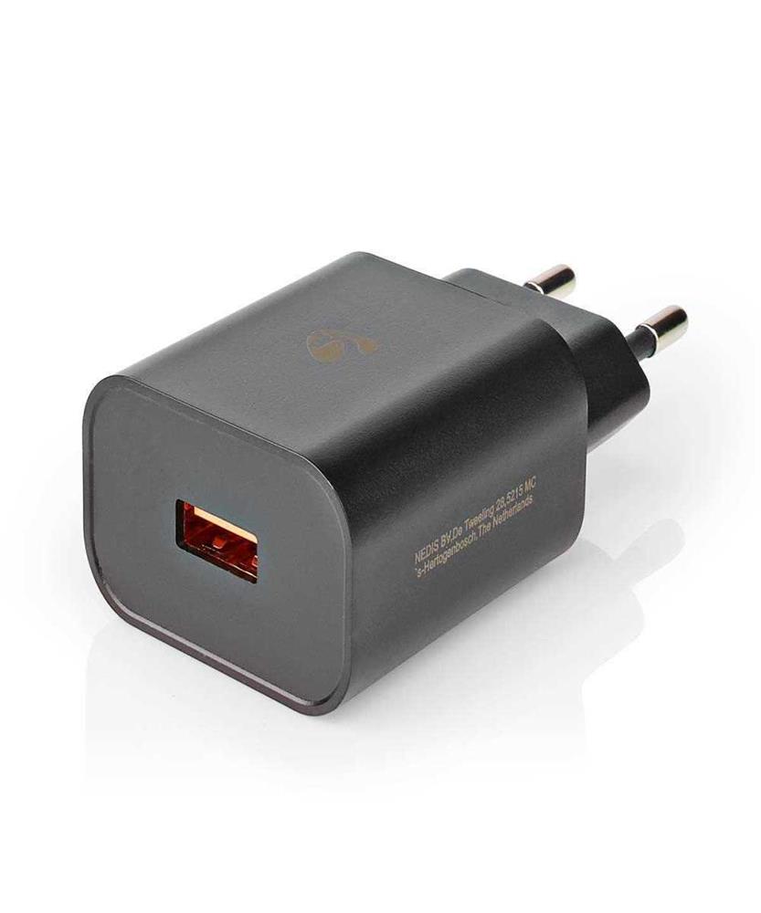 Cargador de Pared | 18 W | Funcion de Carga Rápda | 1.5 / 2.0 / 3.0 a | Número de Salidas: 1 | Usb-A
