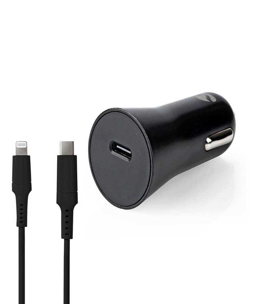 Carregador de Carro  20 W  1.67/2.22 /3.0a  Entrada  Usb-C  Cabo Lightning de 8 Pinos  1.0m