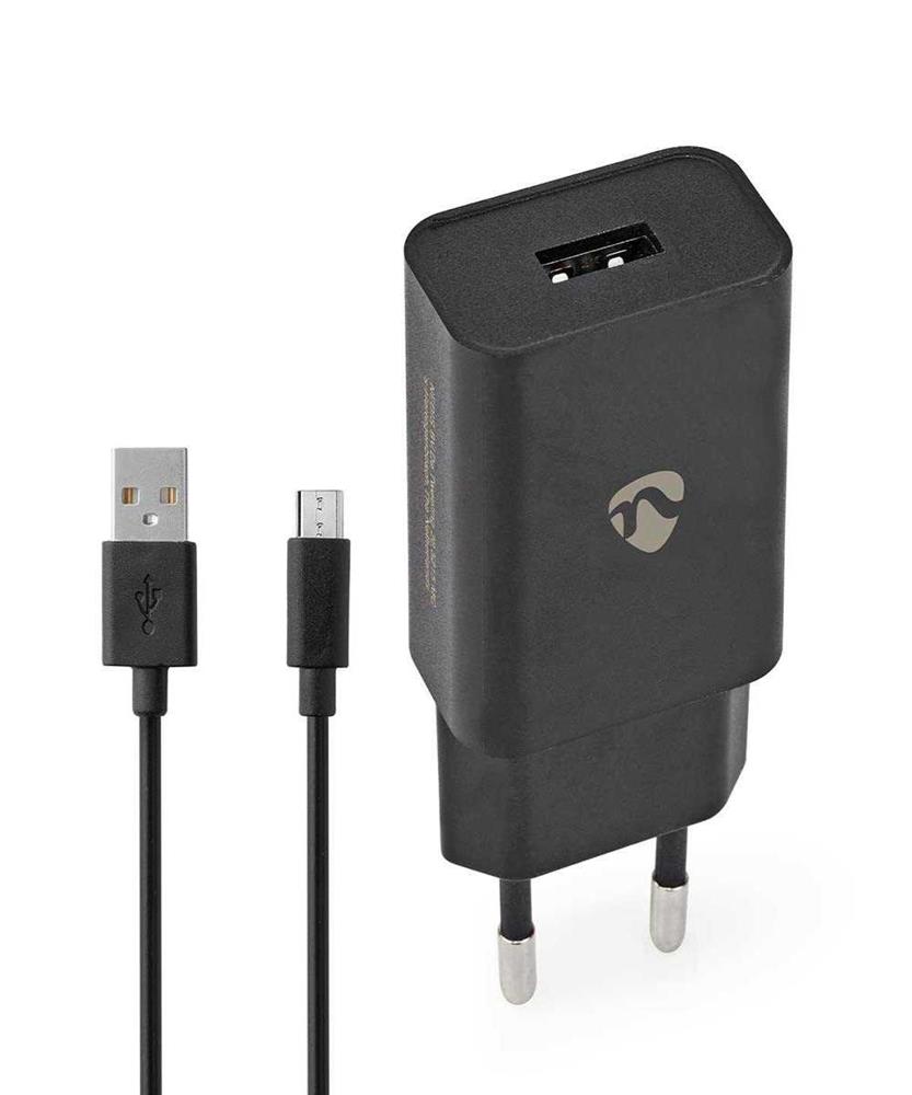 Cargador de Pared | 5 W | Funcion de Carga Rápda | 1.0 a a | Número de Salidas: 1 | Usb-A | Micro Us