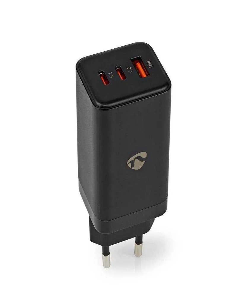 Cargador de Pared  65 W  Gan  Funcion de Carga Rá.