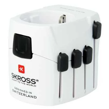 Adaptador de Viaje World Pro Conectado a Tierra