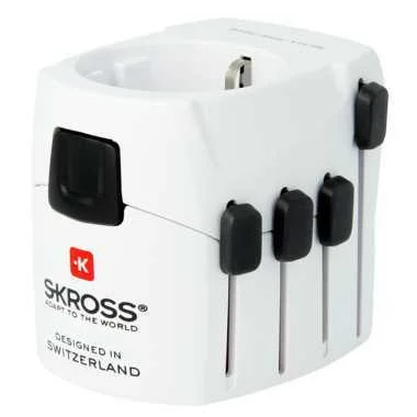 Adaptador de Viaje World Pro Conectado a Tierra
