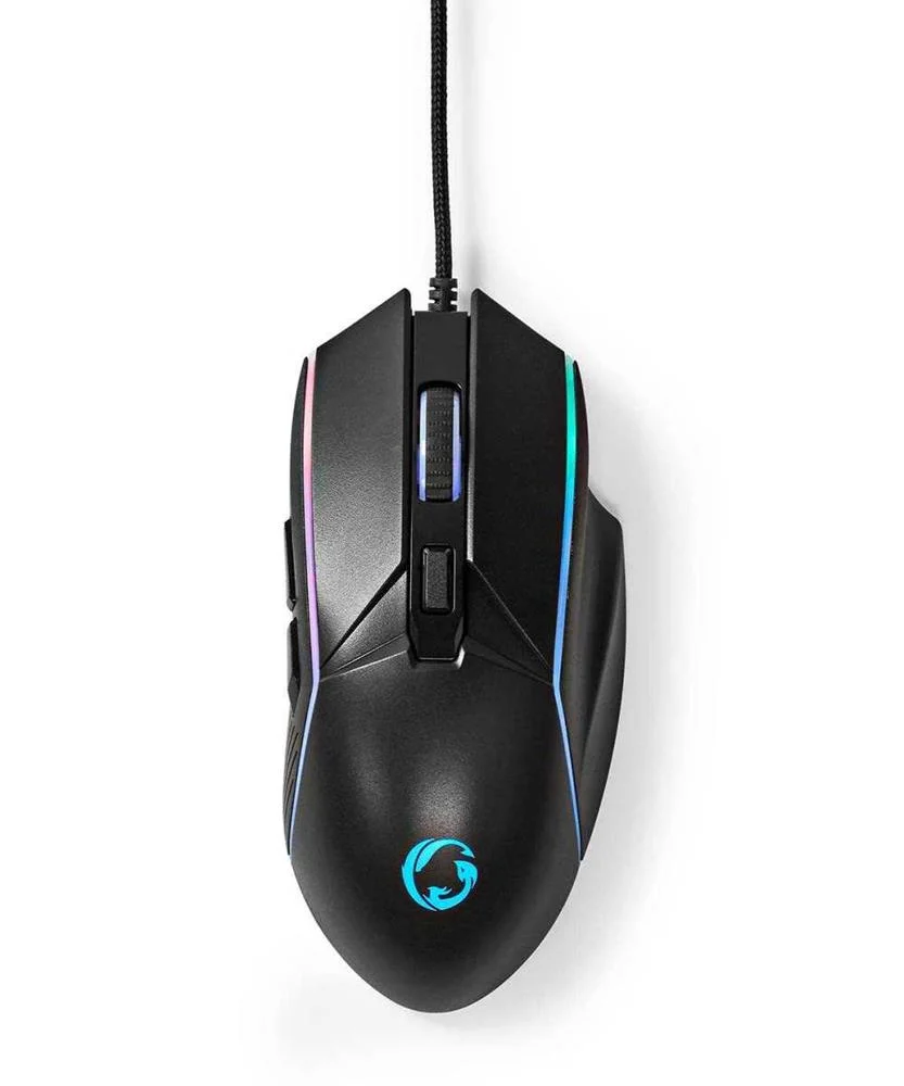 Nedis Gmwd510bk Rato Mão Direita Usb Type-A Ótico.