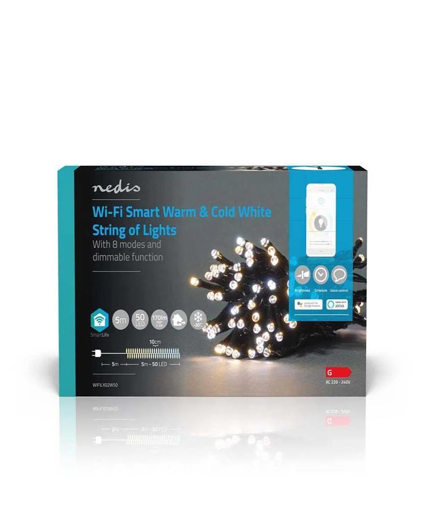 Nedis Wifilx02w50 Luz Decorativa Corrente de Deco.