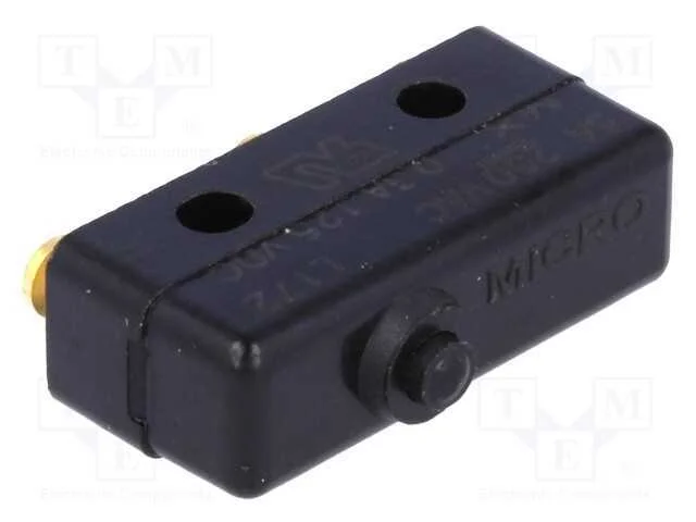 Microinterruptor SNAP ACTION, sem alavanca, SPDT,.