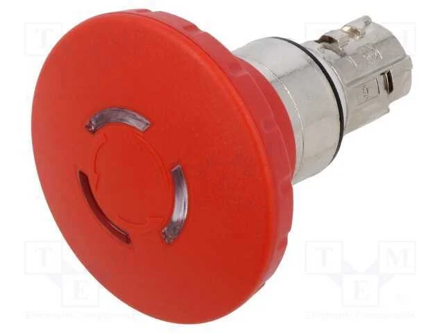 Interruptor: de Segurança, 22mm, Pos.Estáv: 2, Vermelho, Pos: 2
